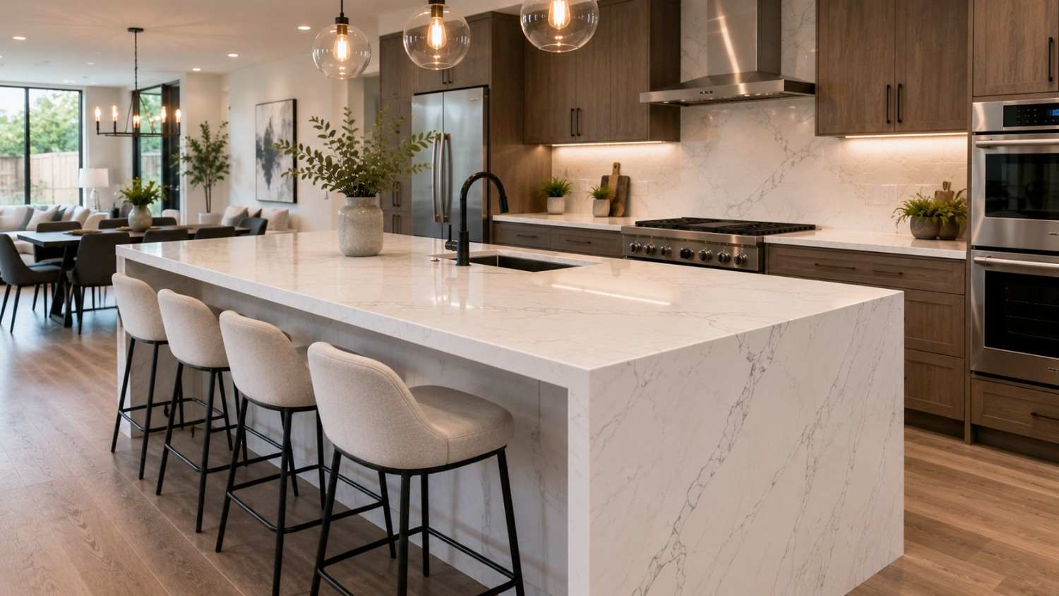 Waterfall Kitchen Islands GTA