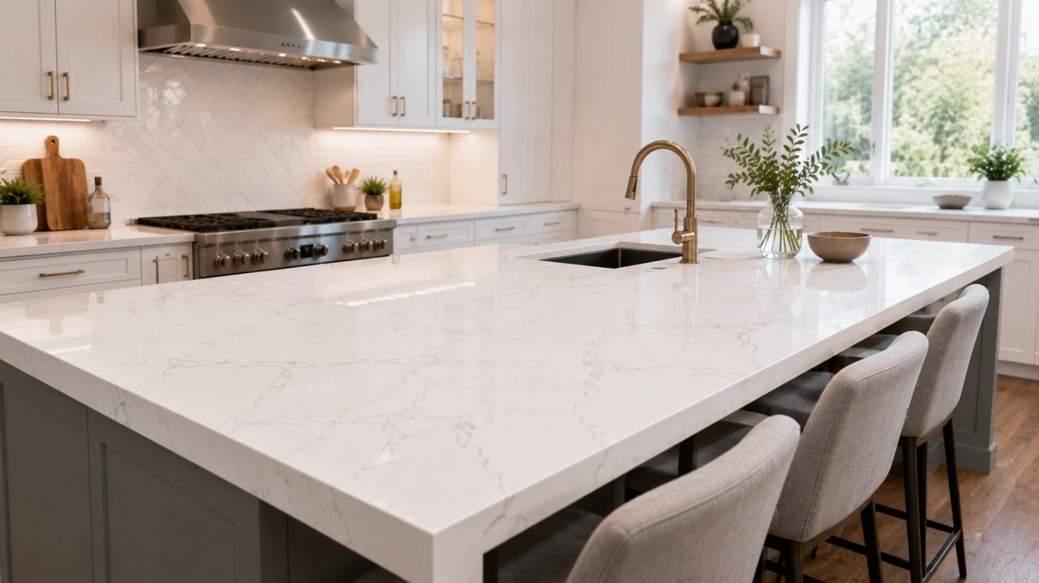 White Quartz Countertops
